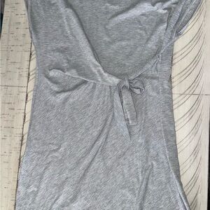 SHEIN Heather Gray Casual Top